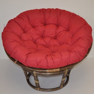 Ratanový PAPASAN tmavý - průměr 100 cm